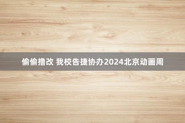 偷偷撸改 我校告捷协办2024北京动画周